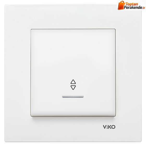 Viko Karre/Meridian Beyaz Işıklı Vavien (Çerçeve Hariç) 90967063